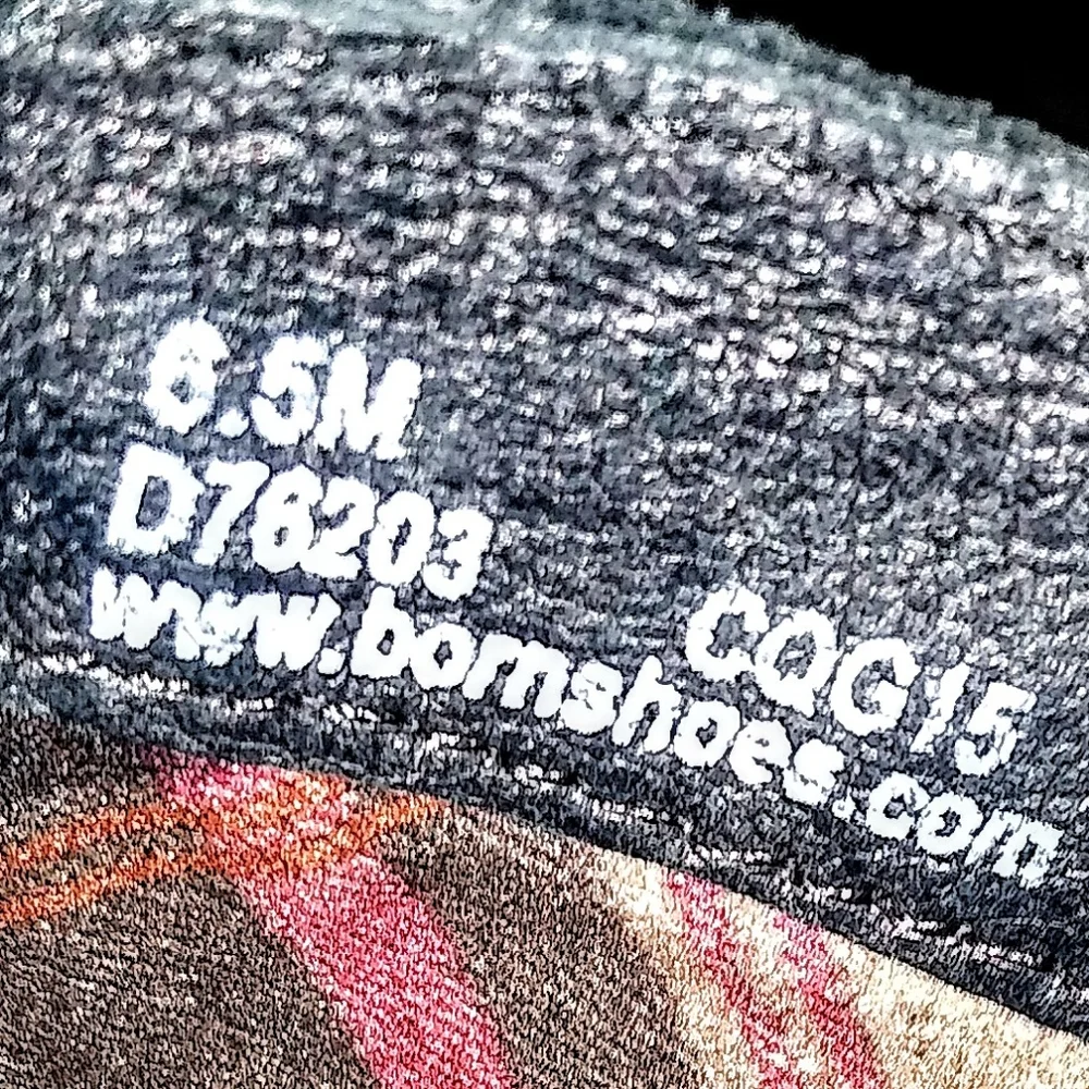 Born black leather ankle boots size 6.5 - Picture 10 of 10